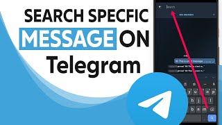 How to Search Specific Message on Telegram [upl. by Thetis563]