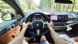 2023 BMW X7 xDrive40i POV Drive Impressions and ASMR [upl. by Ornie299]