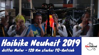 Haibike ab 2019 mit drittem Antriebssystem  120 Nm Drehmoment  Vollintegration  Alles Fahrrad 53 [upl. by Noellyn]