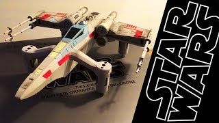 Propel Star Wars Battle Drone Unboxing  T65 XWing Starfighter amp Tie Advanced X1 [upl. by Ahsyek]