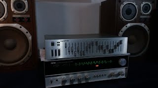 Equalizador Gradiente ES 10 Cxs Sony HX 100 RECEIVER POLYVOX PR 1800  SOM VINTAGE 80 [upl. by Imak]