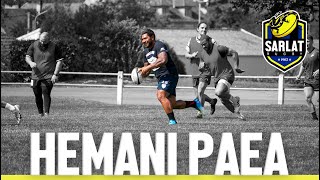 New Sarlat Rugby Star Hemani Paea shows off Pro D2 and Top 14 moves [upl. by Prager]