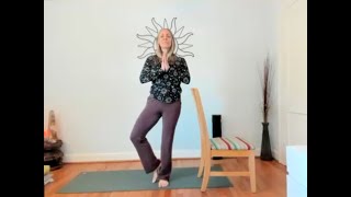 Intro to Yoga Meditation Chair amp Standing Postures [upl. by Ydarg425]