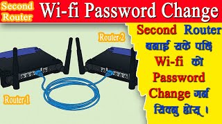 How To Change WiFi Pssword  Secondary Router Password Change  wifi password change [upl. by Orelle]