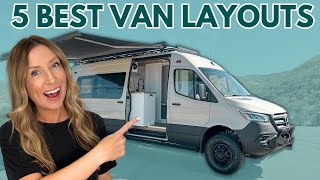 5 BEST VAN LAYOUTS must watch before van life [upl. by Schuyler971]