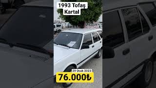 1993 Tofaş Kartal 16 76000₺ Adana Oto Pazarı Sahibinden Satılık Arabalar 29 Ocak 2023 [upl. by Deragon]