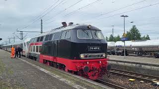 Motorstart 218 497 in Itzehoe [upl. by Noraf]