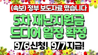 5차 재난지원금 25만원신청방법 지급일 신청일 사용처 [upl. by Avictor]