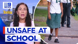 Many Queensland students feel unsafe at school according to shock statistics  9 News Australia [upl. by Salahcin183]