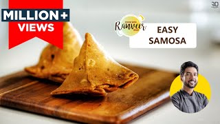 Easy Samosa Recipe  लखनवी समोसा बनाने का आसान तरीका  हलवाई वाले समोसे । CHEF Ranveer Brar [upl. by Pernick]