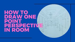 How to draw one point perspective drawing [upl. by Anaujahs597]