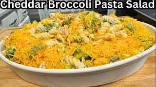 Delicious Cheddar Broccoli Pasta Salad [upl. by Brand]