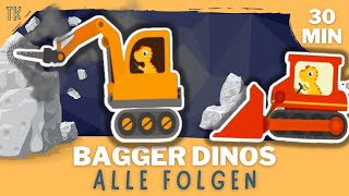 Bagger Dinos ⭐ Alle Folgen  Kindervideos  Kinderfilme  telekids [upl. by Lynad156]