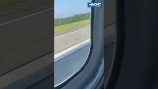 Delta plane makes emergency landing at Charlotte airport shorts [upl. by Assisi872]