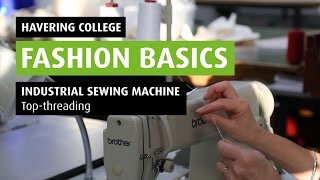 HOW TO Thread an Industrial Sewing Machine [upl. by Letnwahs226]