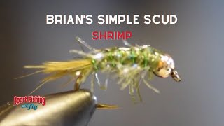 FLY TYING BRIANS SIMPLE SCUD [upl. by Beverly770]