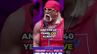 I finally got the answer Hulk Hogan speaks out Vote For Trump Hulk Hogan speaks out Madison SQ [upl. by Zurkow896]