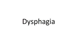 Approach to dysphagia by Prof Martin Brand  hepatobiliary surgeon [upl. by Jobey462]