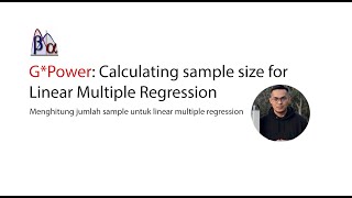 GPower Sample Size for Linear Multiple regression [upl. by Atla]