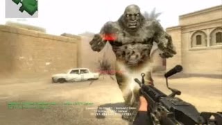 Counter Strike Source Zombie Horror boss fight [upl. by Vanni]