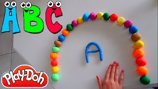 ABC PlayDoh  Alphabet PlayDough For Children [upl. by Anatola]