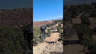 Some big drops in Richfield Ut today while mountain biking mountainbike [upl. by Neddy]