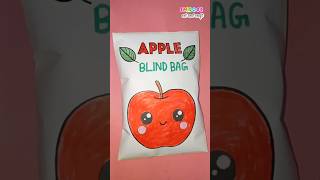 Apple blind bag unboxing 🍎 paperdiy blindbag squishy art unboxing asmrsounds shorts [upl. by Melvyn614]