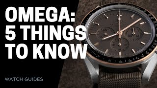 OMEGA Watches History  5 Things to Know  SwissWatchExpo [upl. by Hteik174]