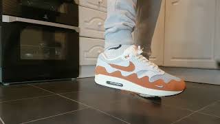 Nike Air Max 1 Patta Monarch On Feet [upl. by Hackett145]