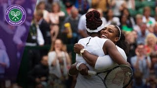 Serena and Venus Williams best Wimbledon shots [upl. by Renny]