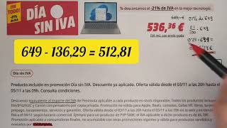 Día SIN IVA ¿Es Cierto Las Matemáticas responden 🤔 [upl. by Ketchum732]