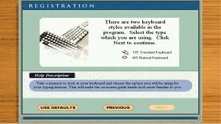 Mavis Beacon Teaches Typing 10 Deluxe Registration Screen [upl. by Qooraf863]