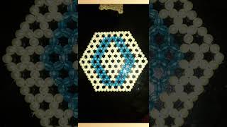 Coaster made from crystal beadsbeadworkhandicraft [upl. by Noirod262]