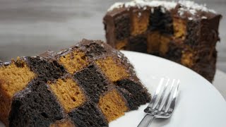 The Easy Way To Make A Checkerboard Cake [upl. by Novart]