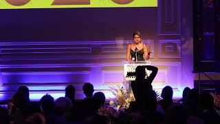 2020 HCA Awards  Geraldine Viswanathan speech for the Next Generation Award [upl. by Colby]