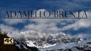 AdamelloBrenta 4K  Italian Alps drone and timelapse [upl. by Zizaludba817]