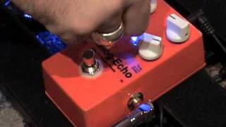 Wampler Analog Echo guitar effects pedal demo with strat and Dr Z [upl. by Eened]