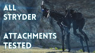 All Stryder Attachments Tested  What Are the Best Combinations [upl. by Eicnarf]