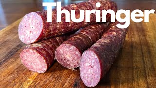 Thuringer Style German Sausage  Gourmet Woodsman [upl. by Tuttle]