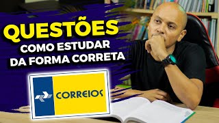 Como Estudar por QUESTÕES para o Concurso CORREIOS 2024  Passo a Passo [upl. by Airpal]