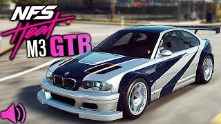 Need for Speed HEAT Gameplay  BMW M3 GTR REAL SOUND [upl. by Massarelli]