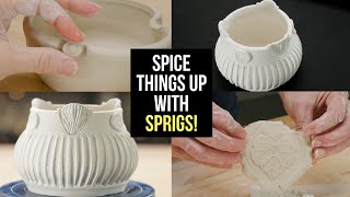 Add Texture to Your Pots with Sprigs [upl. by Cloots791]