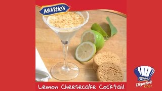 McVities Lemon Cheesecake Cocktail full recipe [upl. by Wunder]