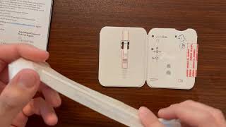 How to use the Abbott BinaxNOW covid19 antigen self test [upl. by Nyrehtak]