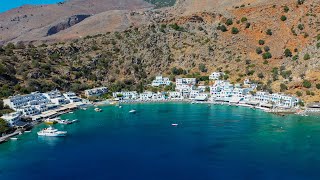 Loutro village Chania Crete Greece 4K [upl. by Eseret]