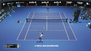 Novak Djokovic vs Taylor Fritz ATP Australian Open 24 AOTennis 2 1080x60 fps [upl. by Dalury]