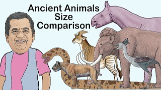 Prehistoric animals size comparison Brahmanandam vs Monsters [upl. by Janey609]