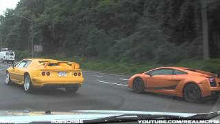 Lamborghini Gallardo Superleggera on the Highway [upl. by Bohrer36]