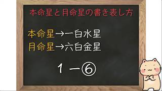 九星気学動画講座Lesson6 九星の分類と4つの命、本命星と月命星 [upl. by Yerhcaz930]