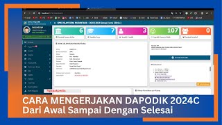 CARA MENGERJAKAN DAPODIK 2024C DARI AWAL SAMPAI SELESAI [upl. by Husha]